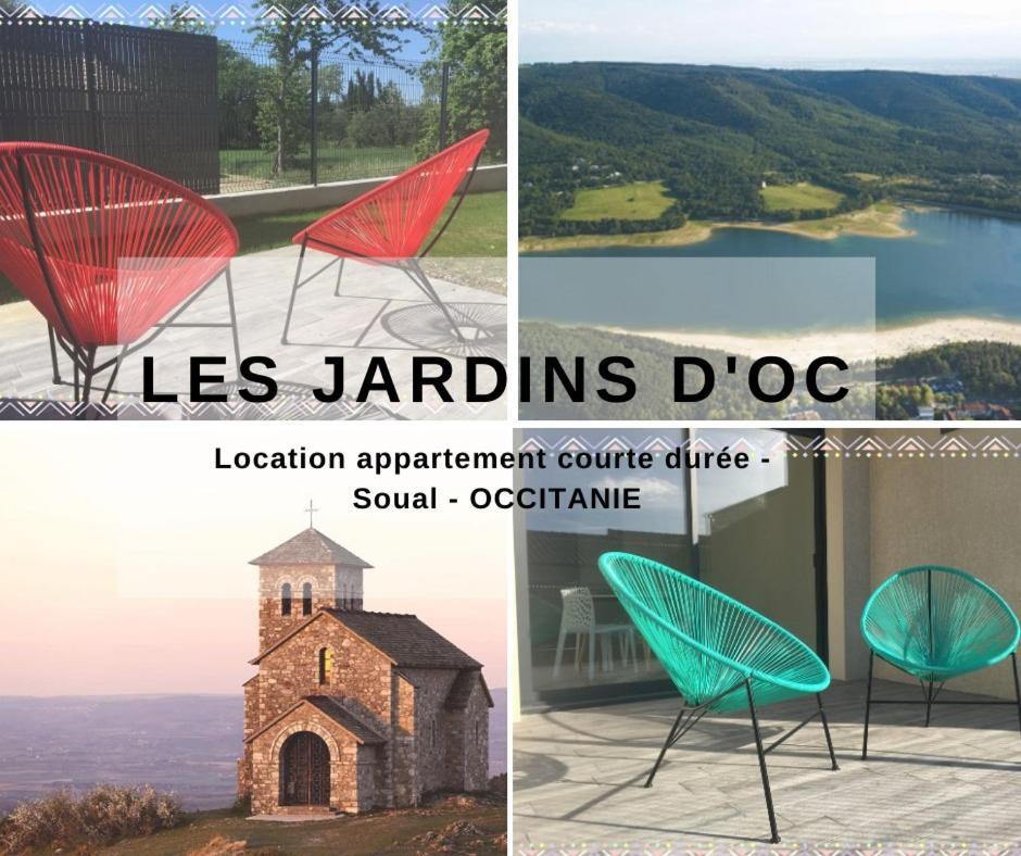 Les Jardins D'Oc - Wifi, Terrasse Et Jardinet - Appart T2 Neuf Soual Εξωτερικό φωτογραφία